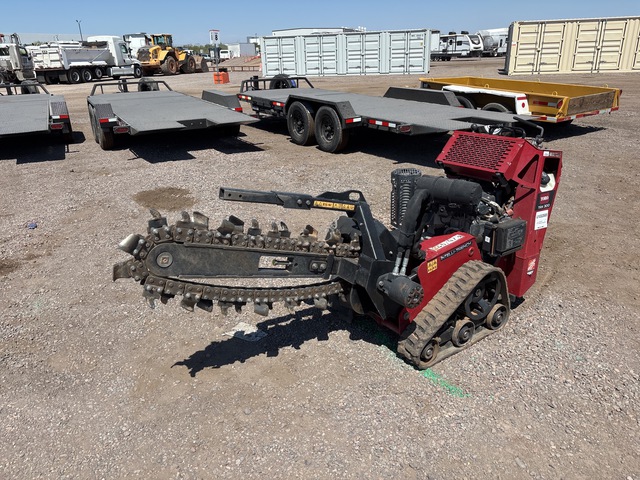 2023 Toro TRX300 36" Walk Behind Trencher w/2022 Teske Trailer