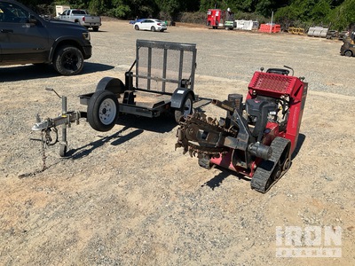 2021 Toro TRX-16 Tracked Trencher w/2021 4X5 Dingo Trailer