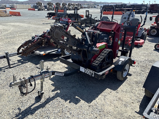 2021 Toro TRX16 Tracked Trencher w/2021 Teske Trailer