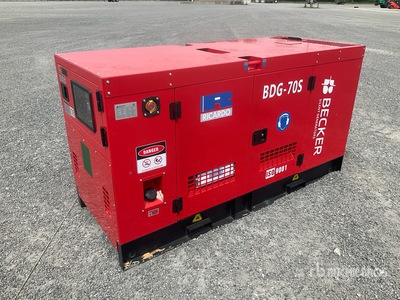 2026 Becker BDG-70S 56KW/70KVA Generator Set (Unused)