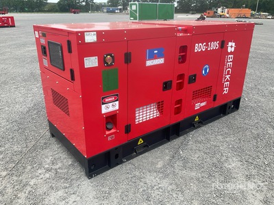 2026 Becker BDG-180S 144KW/180KVA Generator Set (Unused)