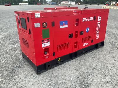 2026 Becker BDG-180S 144KW/180KVA Generator Set (Unused)