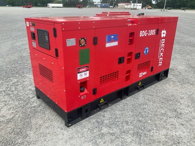 2026 Becker BDG-180S 144KW/180KVA Generator Set (Unused)
