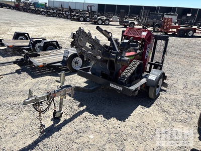 Toro TRX16-22972 Tracked Trencher w/2021 Teske 4x5 Dingo Trailer