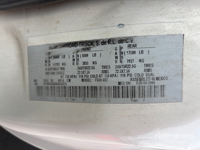 2008 Ford F-650 XL 4x2 Service Truck