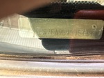Frame Stamp Serial Number/VIN Photo