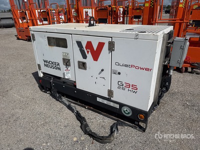 2023 Wacker Neuson G35 28 kW Skid-Mounted 発電機セット (250-749 kw/310-950 kva)