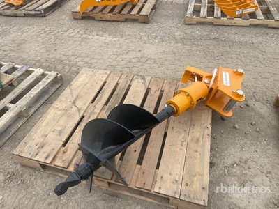 2026 GIYI 15 in Excavator Auger - Fits Cat 305 (Unused)