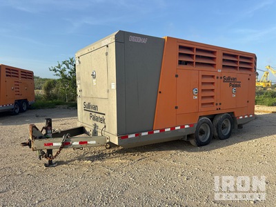 2017 Sullivan Palatek DF1600PHCUHTE 1600 cfm Mobile Sprężarka powietrza