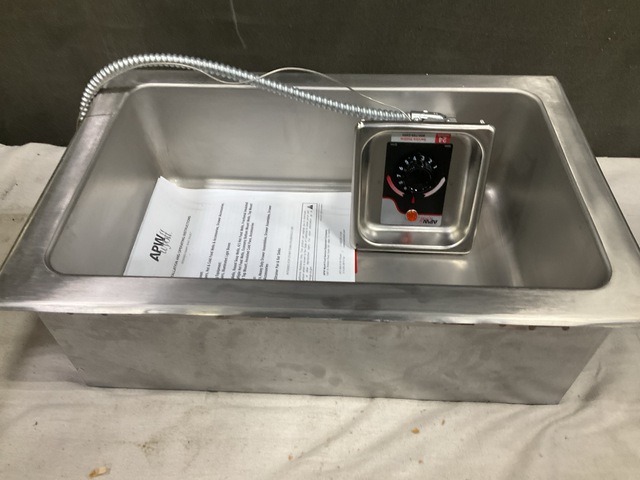 (2) APW Wyott 56445 Hot Food Wells