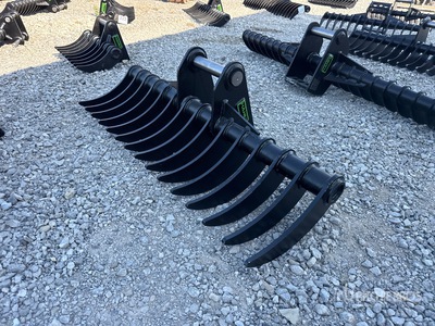 2026 Haener HBR1200-P45A Lifting Excavator Rake (Unused)