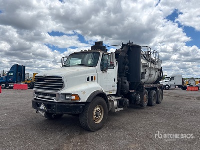 2008 Presvac on 2007 Sterling L9500 8x4 Vacuum Excavator Truck