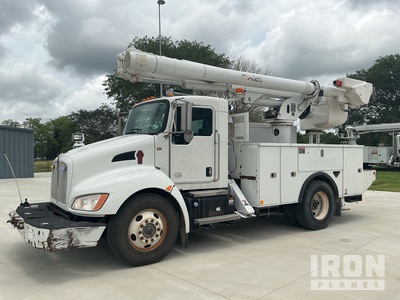 2012 Altec L42M 42 ft on 2012 Kenworth T370 4x2 Altec L42M Bucket Truck