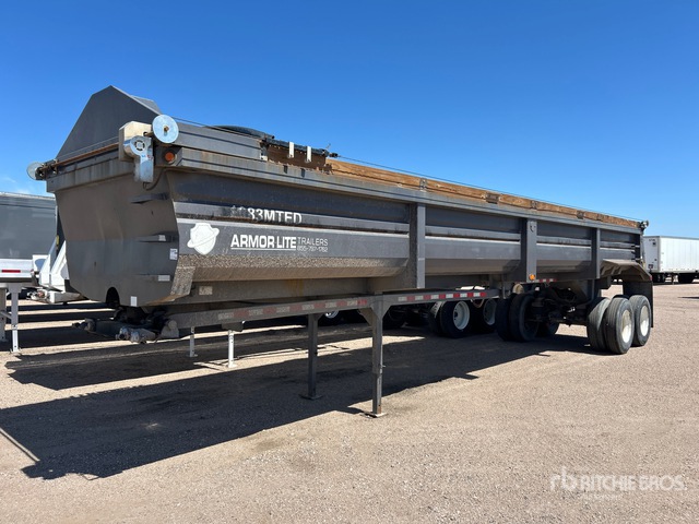 2018 Armor Lite ALF-38 SP/AR 37 ft T/A Frameless End Dump Trailer