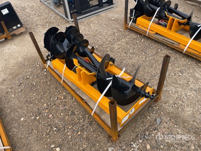 2026 GIYI Mini Excavator Attachments Ślimak do miniładowarki - Fits 16 in, 11 in, 8 in auger bits (Unused)
