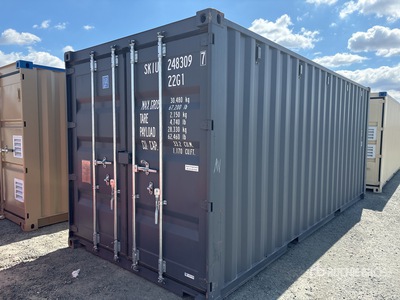 20 ft Roll Up Door Storage Container (Unused)