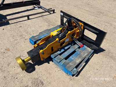 2026 GIYI GY-D680 Skid Steer Post Driver (Unused)