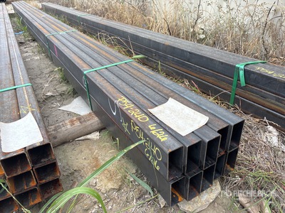 Quantity of (10) 2025 Kit Containers 1/8 in x 2 in x 4 in x 20 ft Steel Tubing Varios metales (Unused)