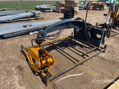 2026 GIYI GY-RG63 47 in 2200 lb Rotating Skid Steer Grapple (Unused)