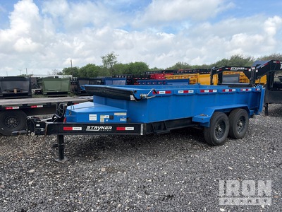 2024 Stryker T/A Dump Utility Trailer