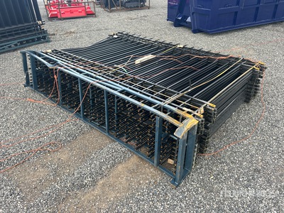 Quantity of (20) Canex 10 ft x 7 ft Wrought Iron 柵