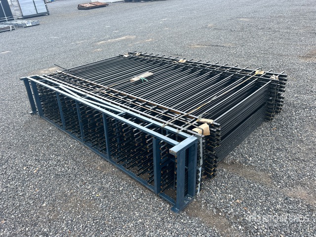 Quantity of (20) Canex 10 ft x 7 ft Wrought Iron Fencing (Unused)