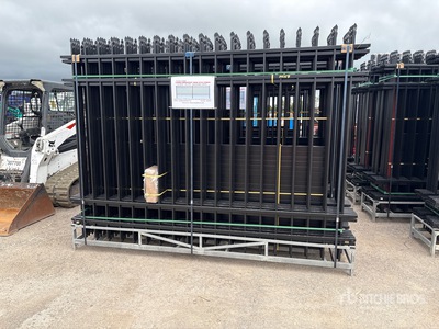 Quantity of (20) Canex 10 ft x 7 ft Powder Coated Site Fence (Unused)