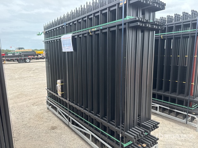 Quantity of (20) Canex 10 ft x 7 ft Powder Coated Site Fence (Unused)