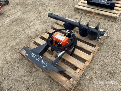 2026 Wolverine MAD-12-12D Mini Skid Steer Auger (Unused)