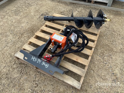 2026 Wolverine MAD-12-12D Mini Skid Steer Auger (Unused)