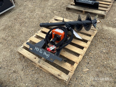 2026 Wolverine MAD-12-12D Mini Skid Steer Auger (Unused)
