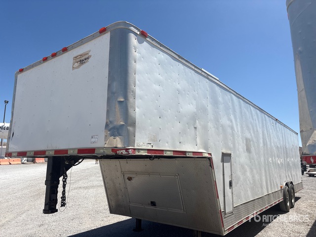 2015 Freedom DPRS72FL 38 ft T/A Gooseneck Enclosed Trailer
