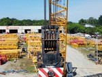 Crane Superstructure with Hook Rollers