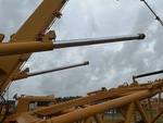 Crane Superstructure with Boom Stops