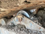 Undercarriage with Left Carrier Rollers