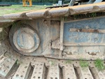 Undercarriage with Left Track Tensioner