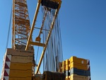 Crane Superstructure with Pendant Line (Boom Tension Line)