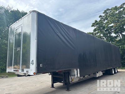2017 Benson 524A 53 ft T/A Curtain Side Stufendeck-Anhänger