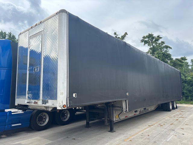 2016 Transcraft 53 ft T/A Step Deck Curtain Side Trailer