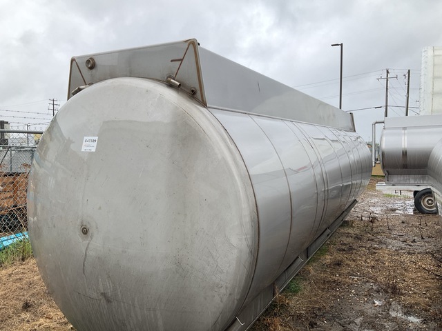 21.5 Cu Stainless Steel Tank To Fit Trailer (Unused)