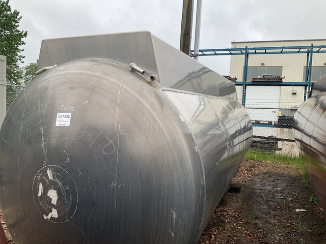 16 cu Aluminum Tank To Fit Trailer (Unused)