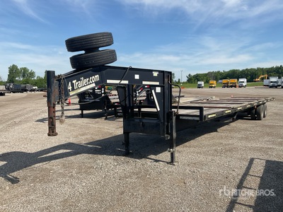 2014 RPM 40 ft T/A Gooseneck Remorque à plateau basculant