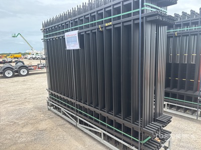 Quantity of (20) Canex 10 ft x 7 ft Powder Coated Site Fence (Unused)