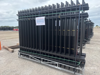 Quantity of (20) Canex 10 ft x 7 ft Powder Coated Site Fence (Unused)