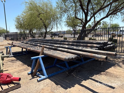 Quantity of (62) 4 1/2 in x 25 ft Drill Pipe