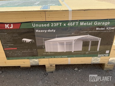 KJ K2346 Metal Garage - Unused
