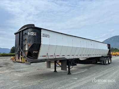 2009 Aulick 46 ft x 102 in T/A Moving Floor Open-Top Chip Trailer