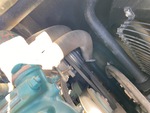 Engine with A/C Compressor