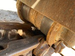 Undercarriage with Left Track Rollers