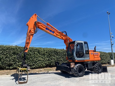 2002 Kobelco SK100W حفارة بعجلات
